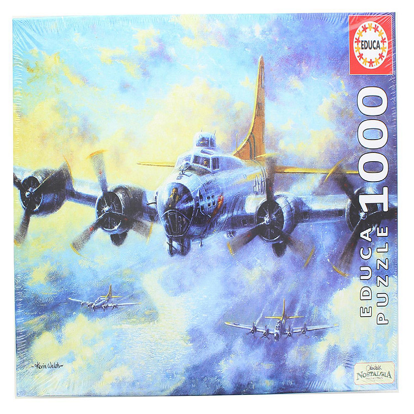 The Mighty Eighth B17G Flying Fortress 1000 Piece Jigsaw Puzzle Image