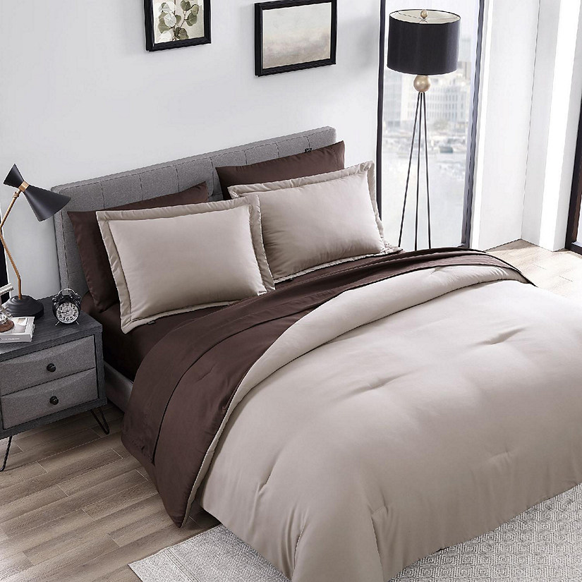 The Nesting Company Chestnut Reversible Bed in a bag Bedding Collection