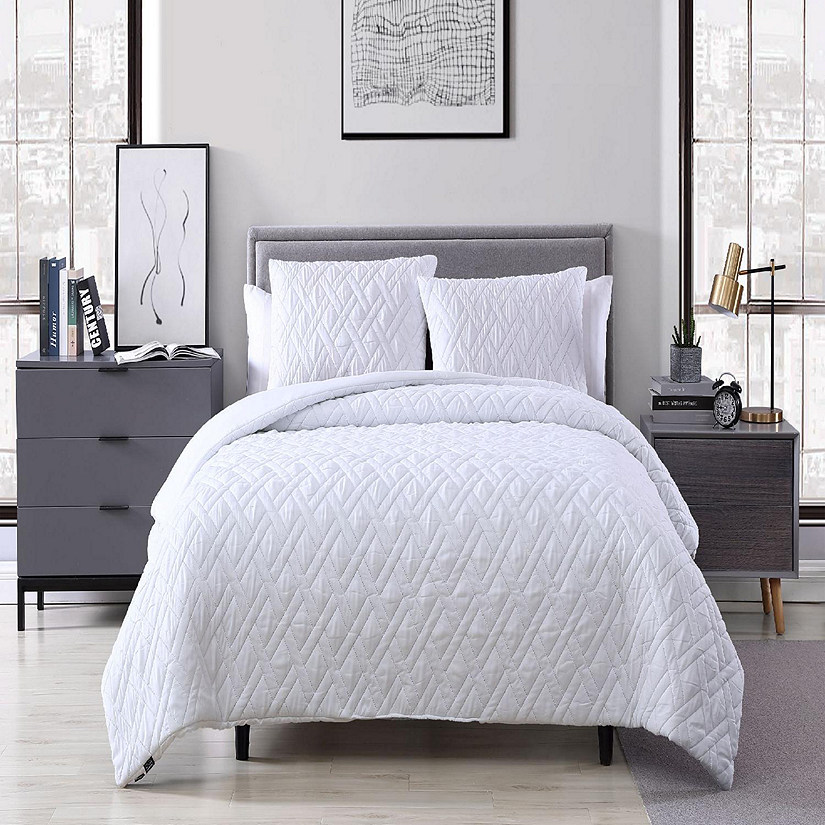 The Nesting Company Larch Bedding Collection King Size Embossed Quilted