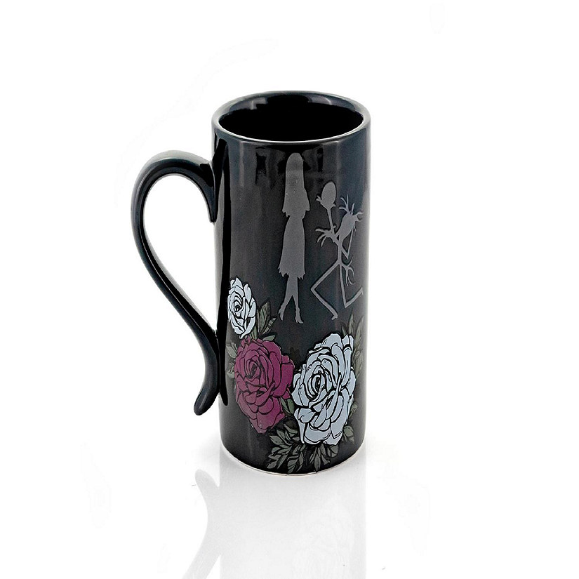 The Nightmare Before Christmas Black Rose Wedding 15 Oz Ceramic Coffee Mug Image