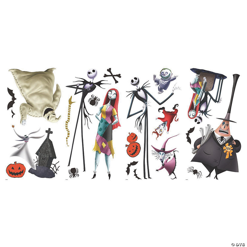The Nightmare Before Christmas Peel & Stick Decal Oriental Trading