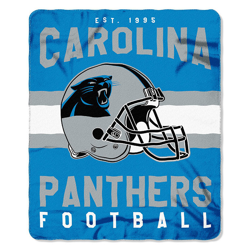 The Northwest Company Carolina Panthers Fleece Throw , Blue Image