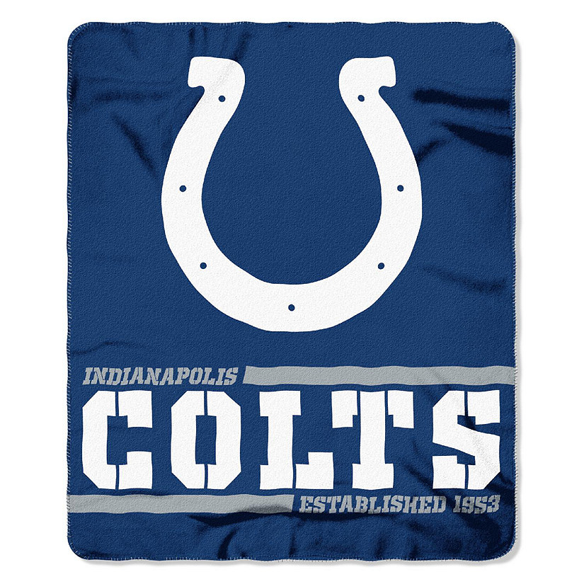 The Northwest Company Indianapolis Colts Fleece Throw , Blue Image