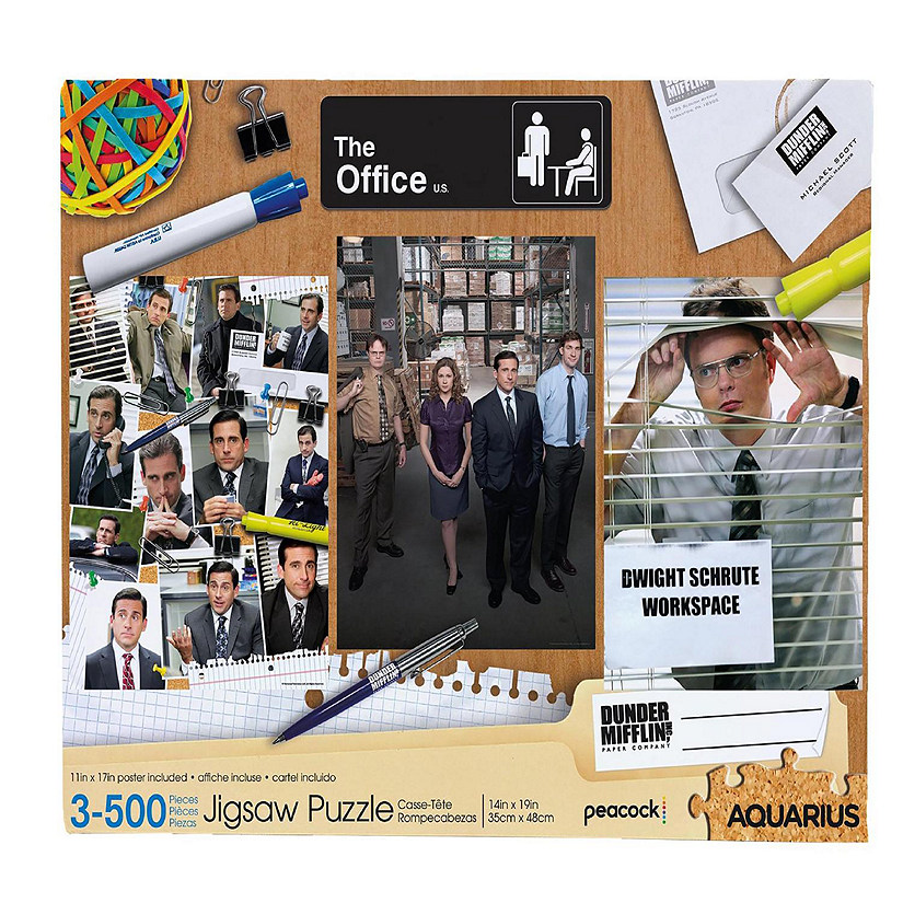 The Office 500 Piece Jigsaw Puzzle 3-Pack Image