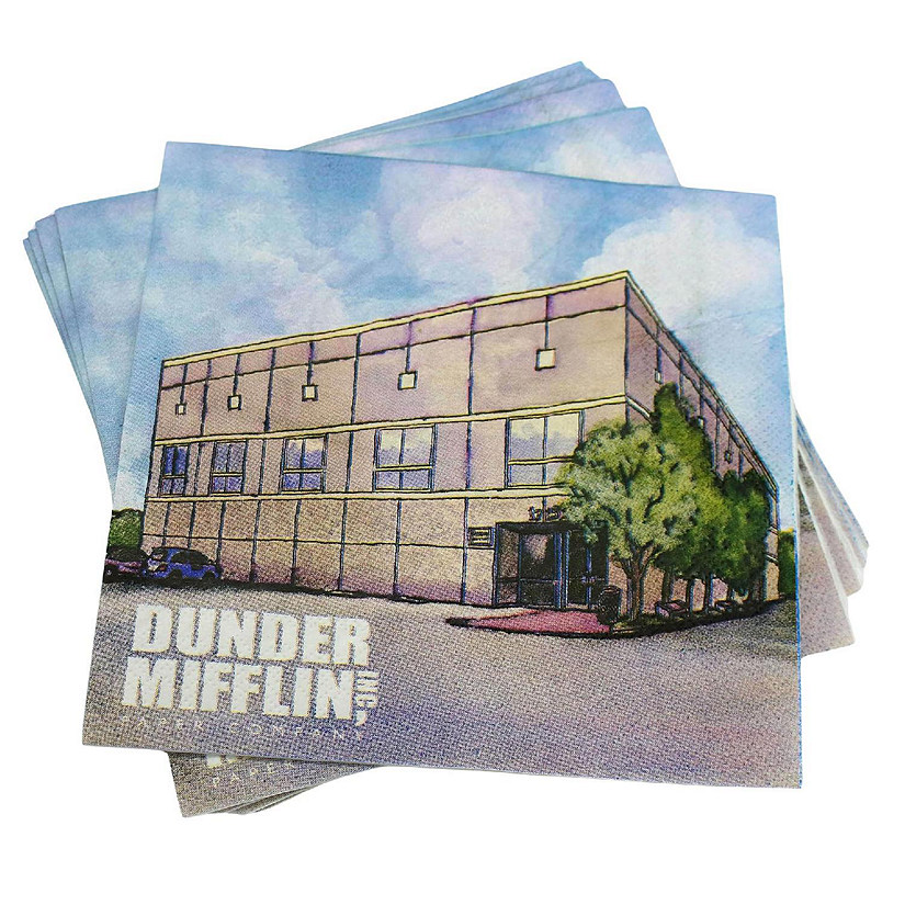 The Office Dunder Mifflin Luncheon Napkins  16 Pack Image