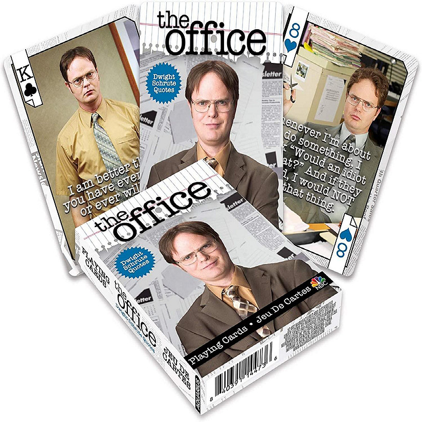 The Office Dwight Quotes Playing Cards  52 Card Deck + 2 Jokers Image