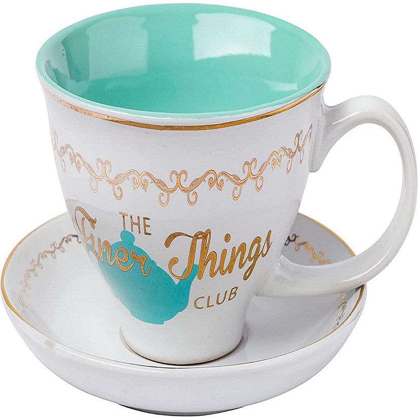 The Office Finer Things Club Ceramic Teacup and Saucer Set Image
