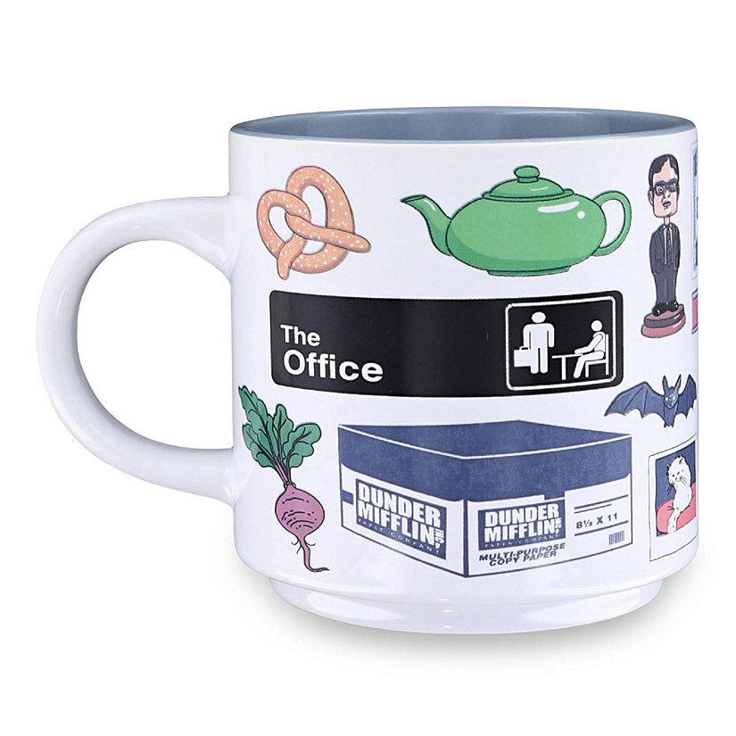 The Office Icons Ceramic Mug  Holds 13 Ounces Image