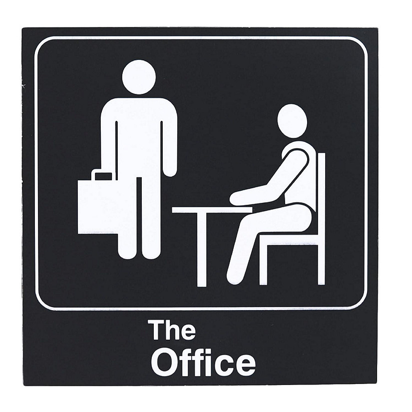 The Office Logo 6 x 6 Inch Wood Box Sign Image
