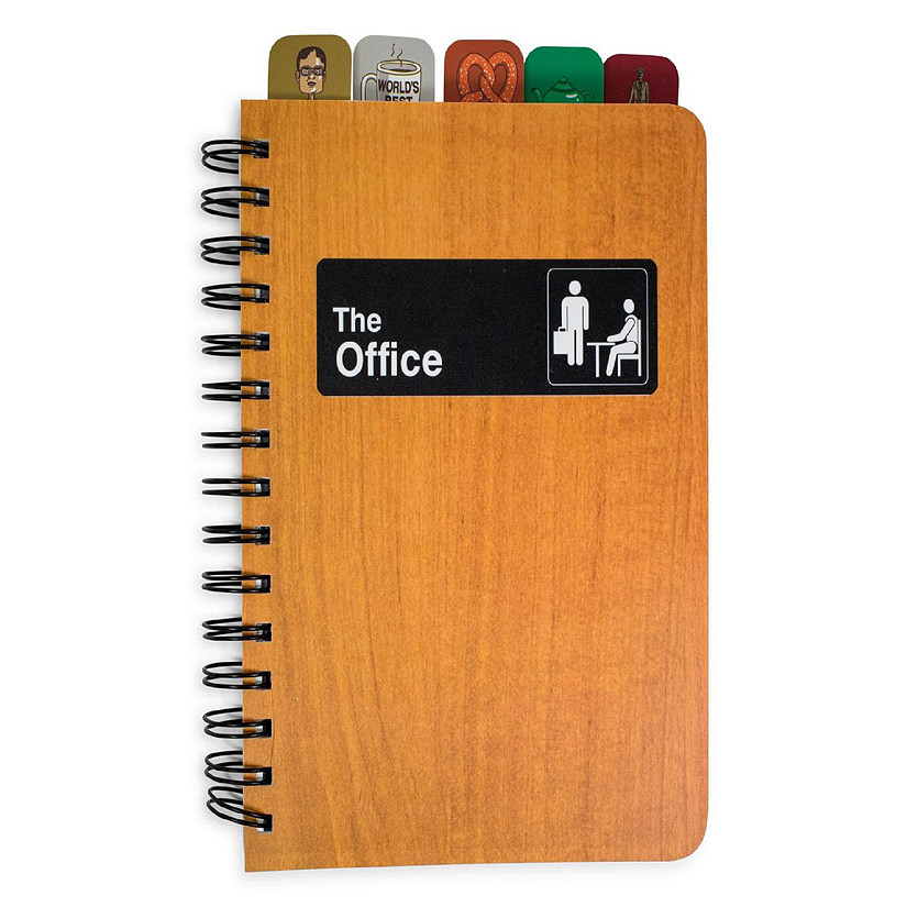 The Office Tabbed 288-Page Spiral Notebook Journal Image