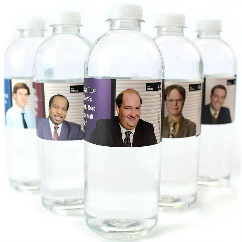 The Office Water Bottle Labels  Set of 16 Image