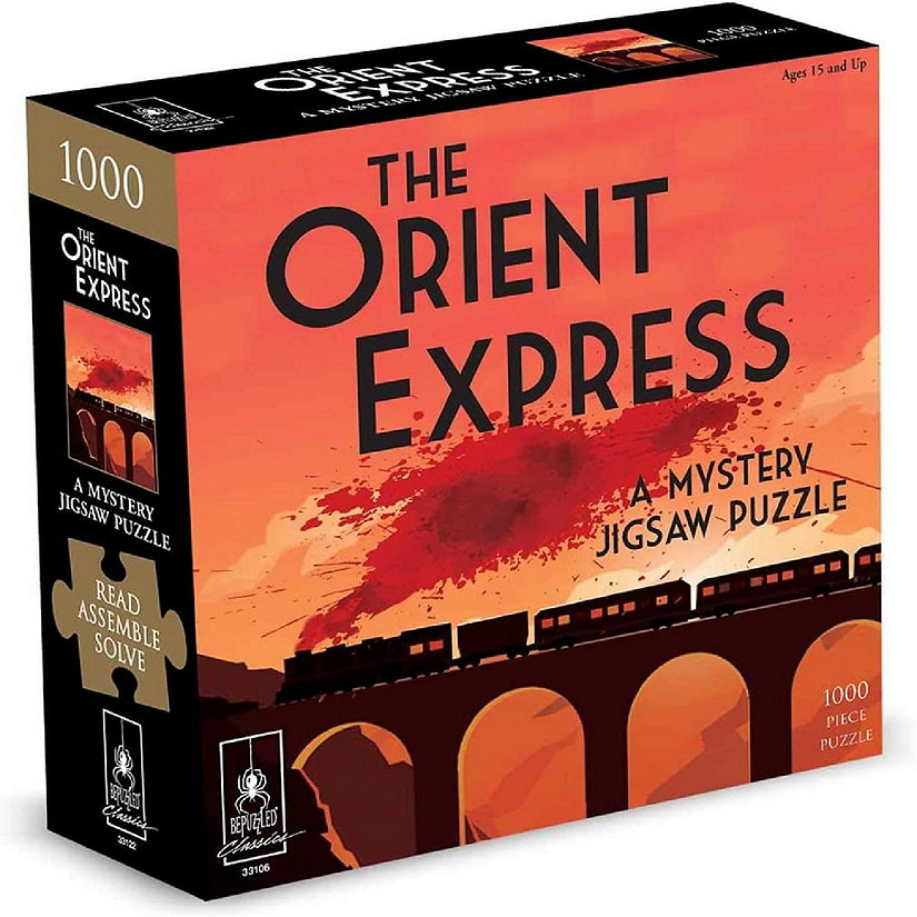 The Orient Express 1000 Piece Mystery Jigsaw Puzzle Image