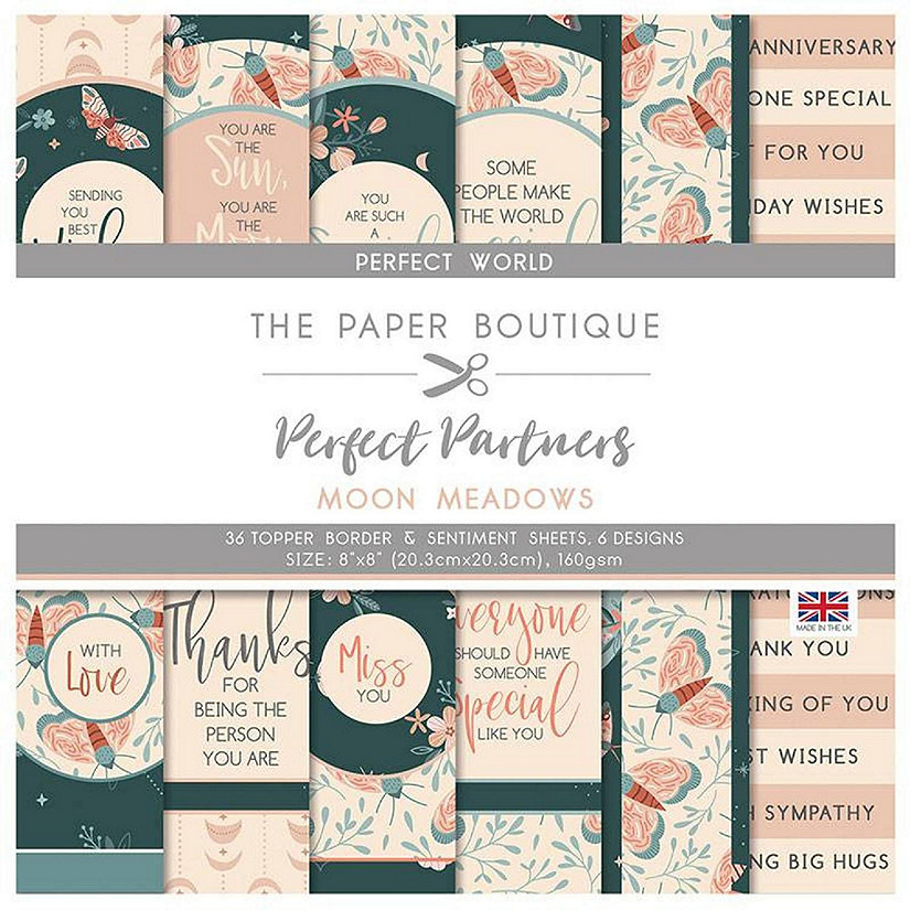 The Paper Boutique Perfect Partners  Moon Meadows 8x8 Toppers Image