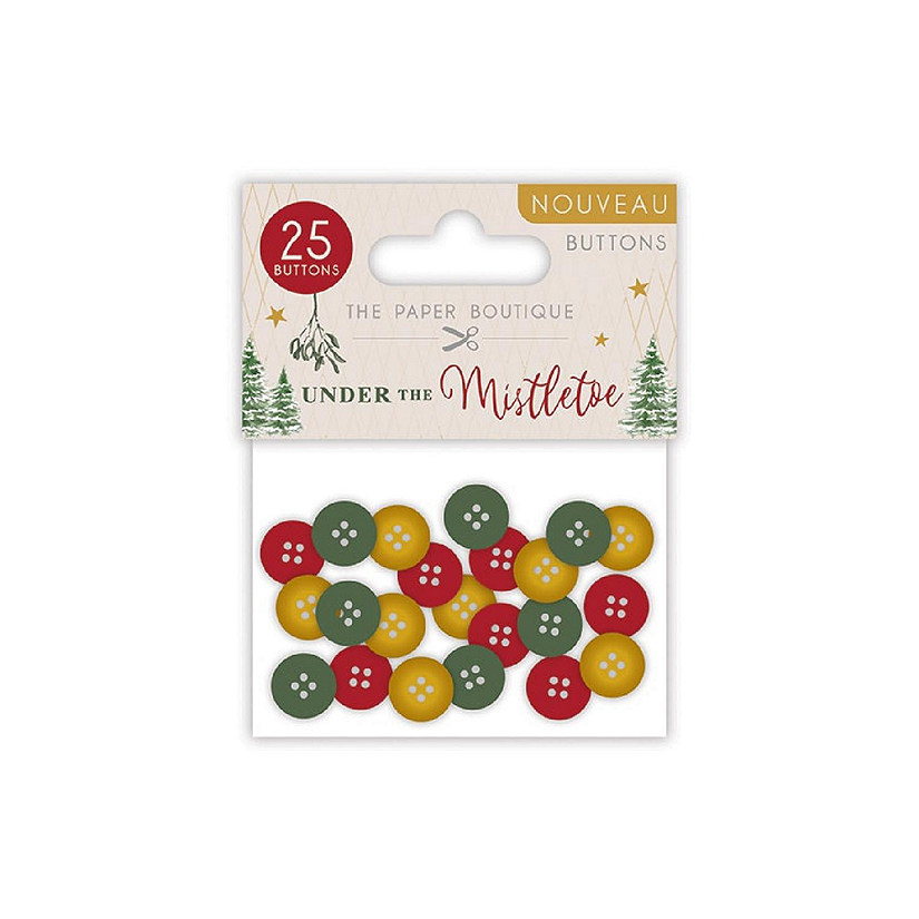 The Paper Boutique Under the Mistletoe Buttons Image