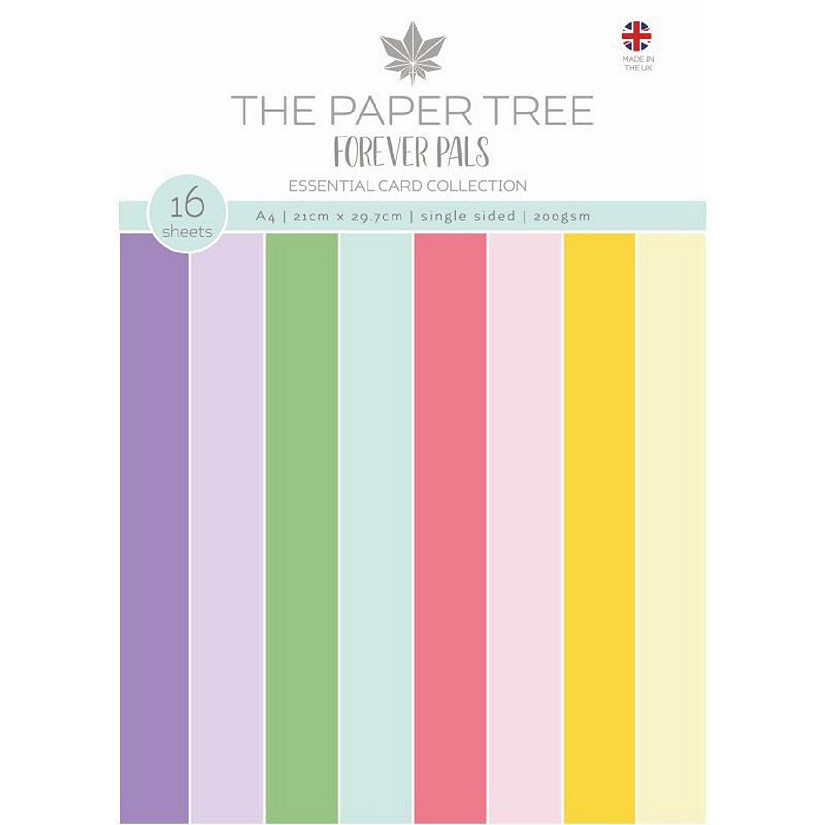 The Paper Tree Forever Pals A4 Essential Colour Card Image