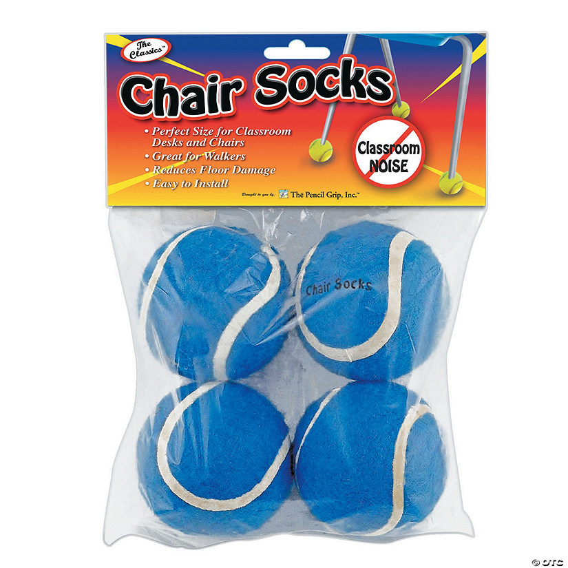 The Pencil Grip Chair Socks - Blue, Pack of 144 Image
