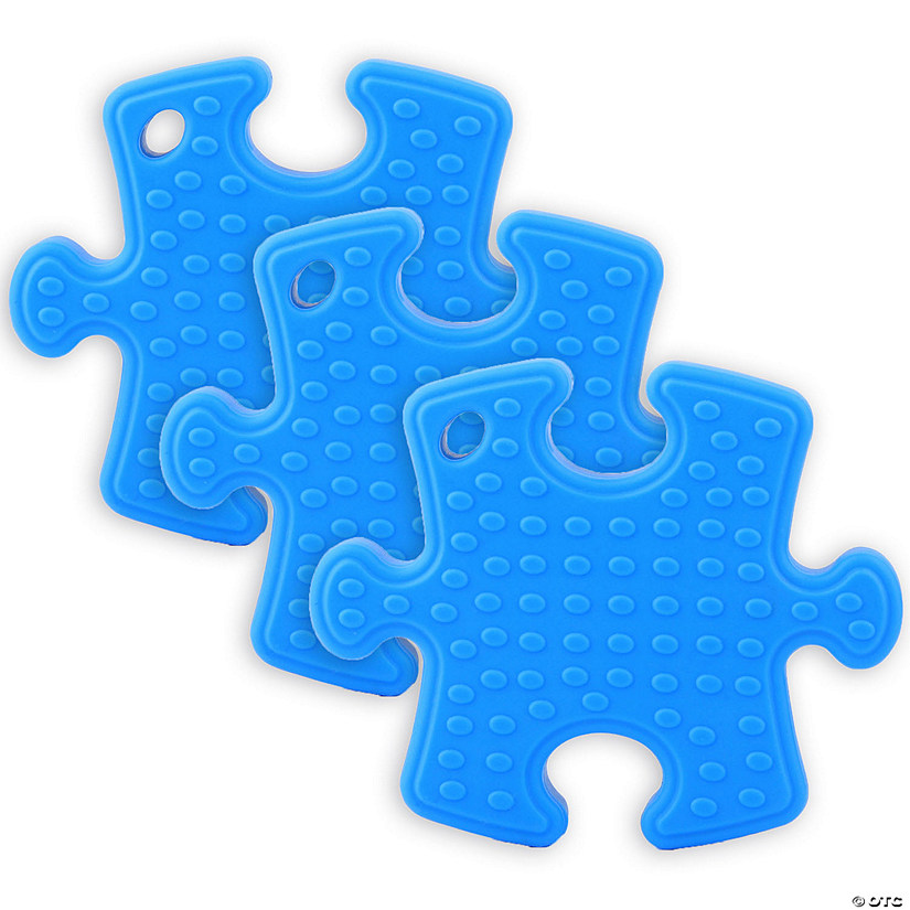 The Pencil Grip Puzzle Piece Teether, Pack of 3 Image