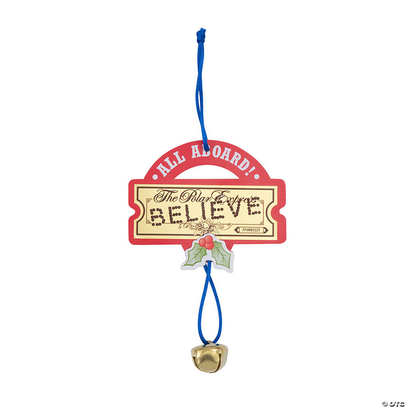 The Polar Express&#8482; Bell Christmas Ornament Craft Kit - Makes 12 Image