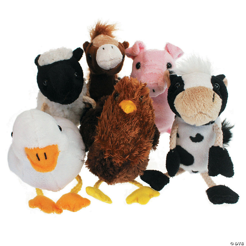 The Puppet Company Farm Animals Finger Puppets, Set of 6 Image