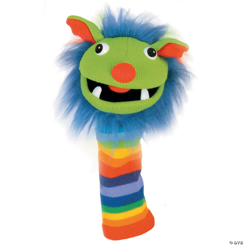 The Puppet Company Rainbow Knitted Puppet Image