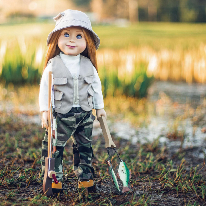 American Fishing Adventure Set for 18 Girl or Boy Doll Accessories