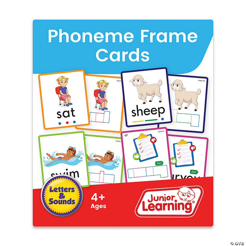 The Science of Reading Phoneme Frame Cards Image