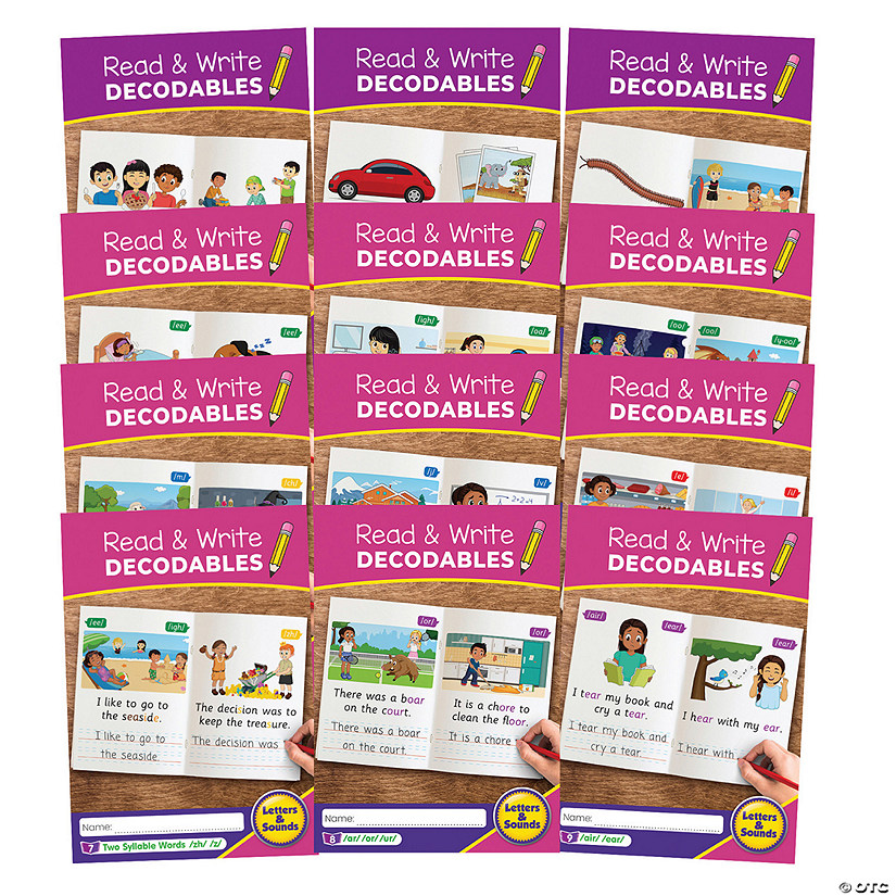 The Science of Reading Read &amp; Write Decodables Set B Image