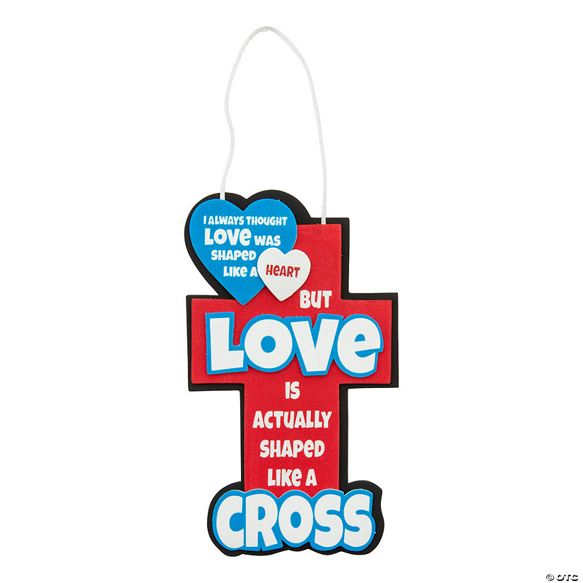 The Shape of Love Sign Craft Kit - Makes 12 Image