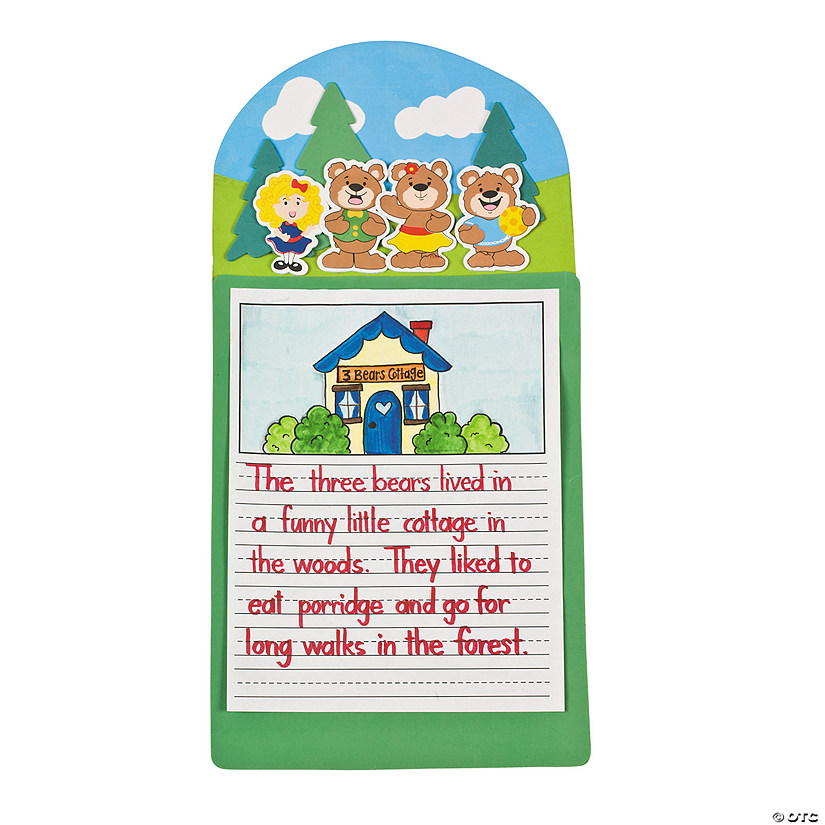 The Three Bears Story Magnet Craft Kit - Less Than Perfect - 12 Pc. Image