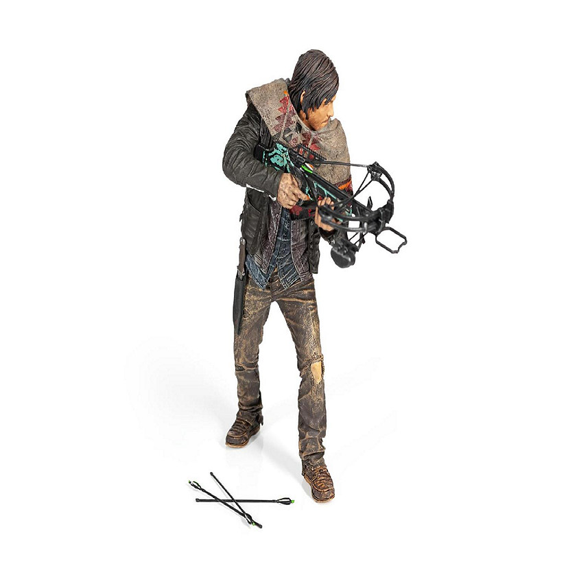 The Walking Dead Daryl Dixon Deluxe Poseable Figure  Measures 10 Inches Tall Image