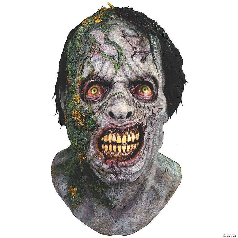 The Walking Dead&#8482; Moss Walker Overhead Latex Mask - One Size Image