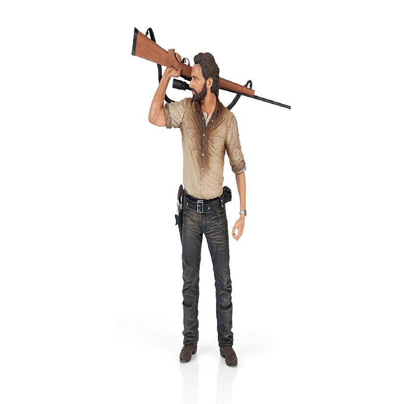 The Walking Dead Rick Grimes Deluxe Poseable Figure  Measures 10 Inches Tall Image