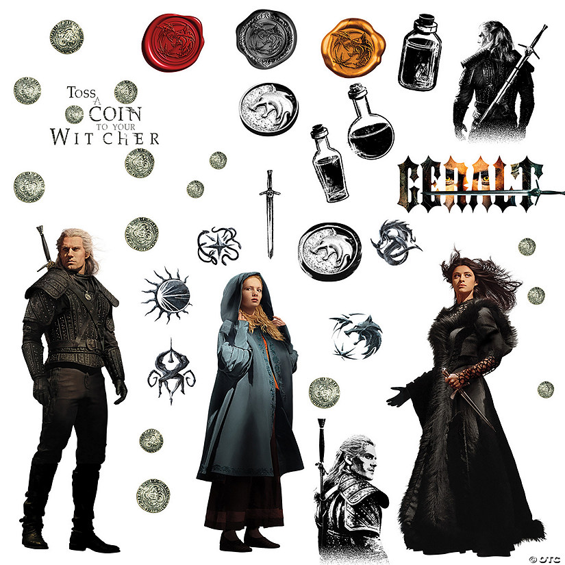 The Witcher Characters Wall Decals Image