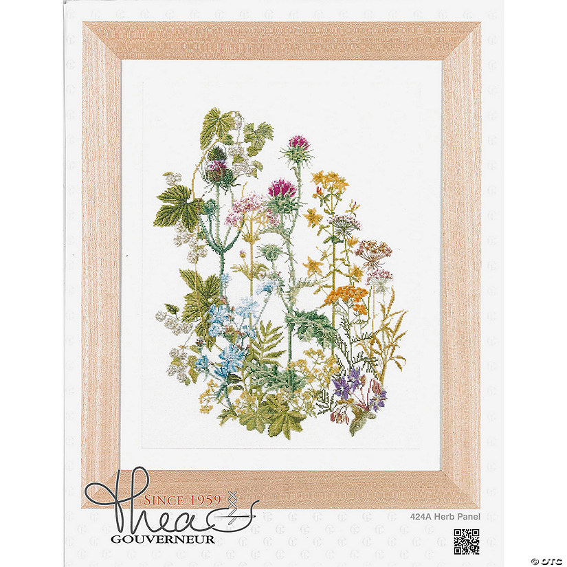 Thea Gouverneur Cross Stitch Kit 18ct Herbs Image