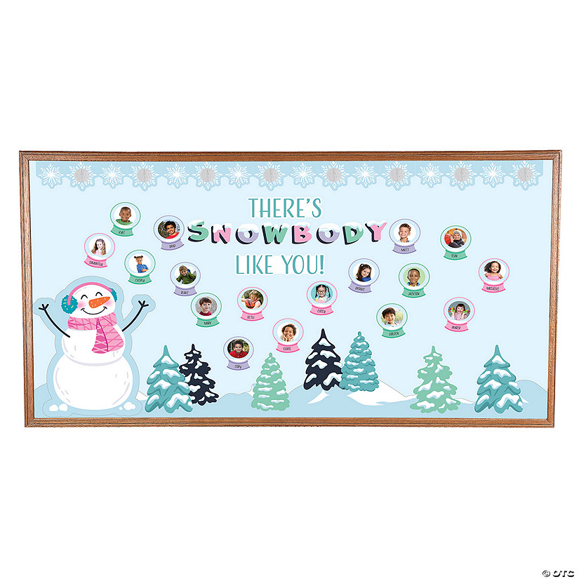 There&#8217;s Snowbody Like You Snow Globe Classroom Bulletin Board Set - 51 Pc. Image