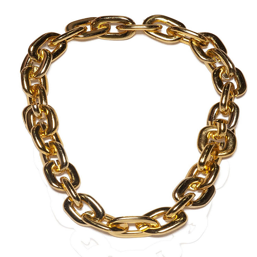 Thick Gold Chain Adult Costume Accessory Image