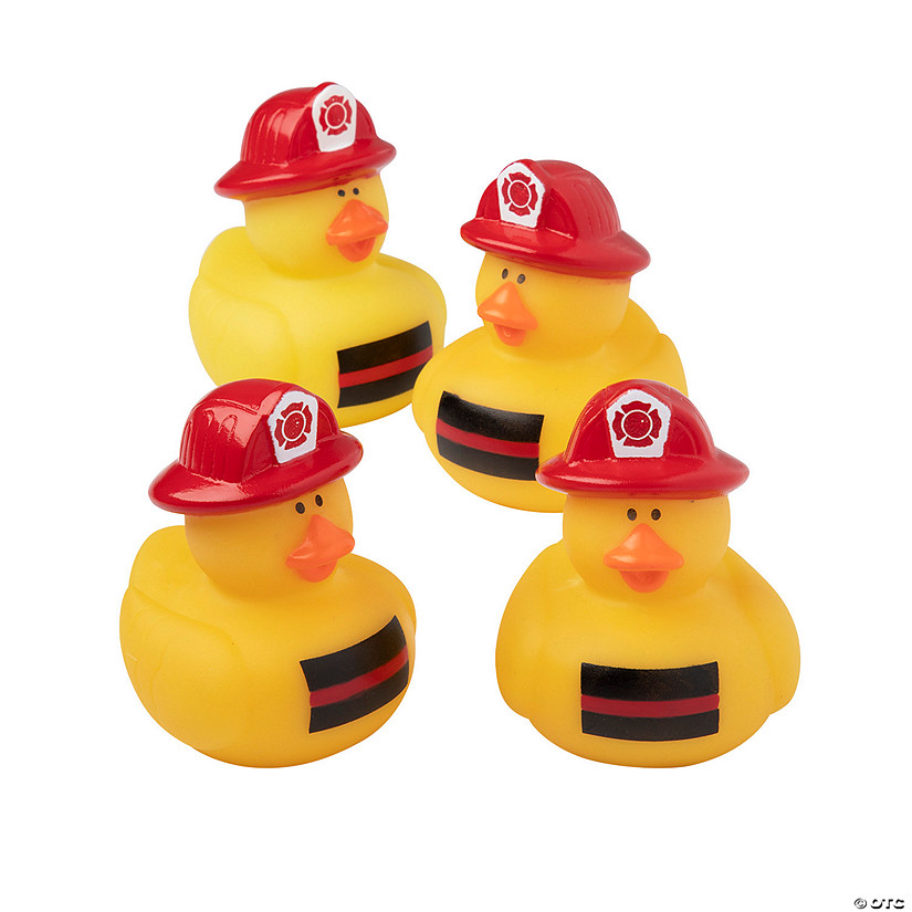 Thin Red Line Rubber Ducks - 12 Pc. Image
