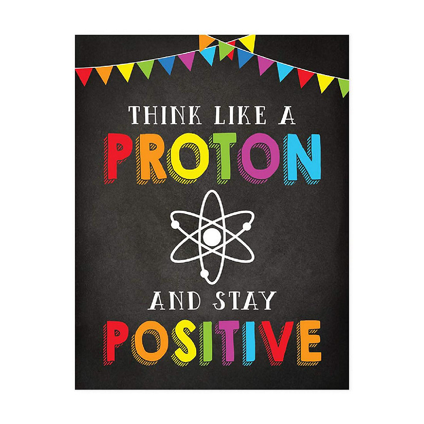 Think Like a Proton Positive 8.5x11in Image