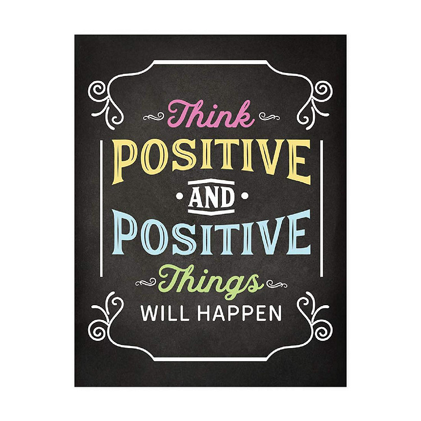 Think Positive Things Happen 8.5x11in Image