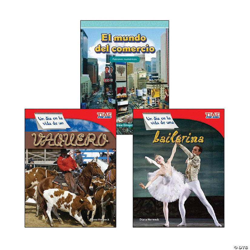 Third Grade Spanish Social Studies: Economics Book Set Image