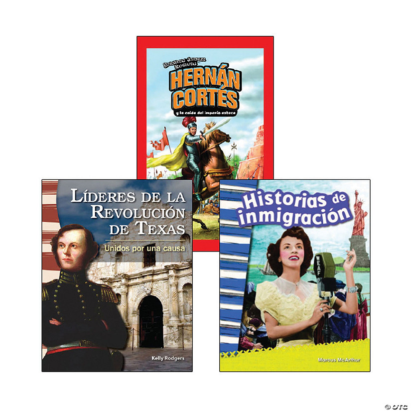 Third Grade Spanish Social Studies: History Book Set Image