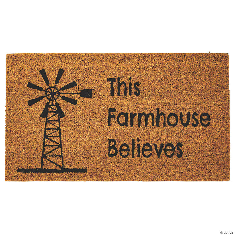 This Farmhouse Believes Coir Mat Image