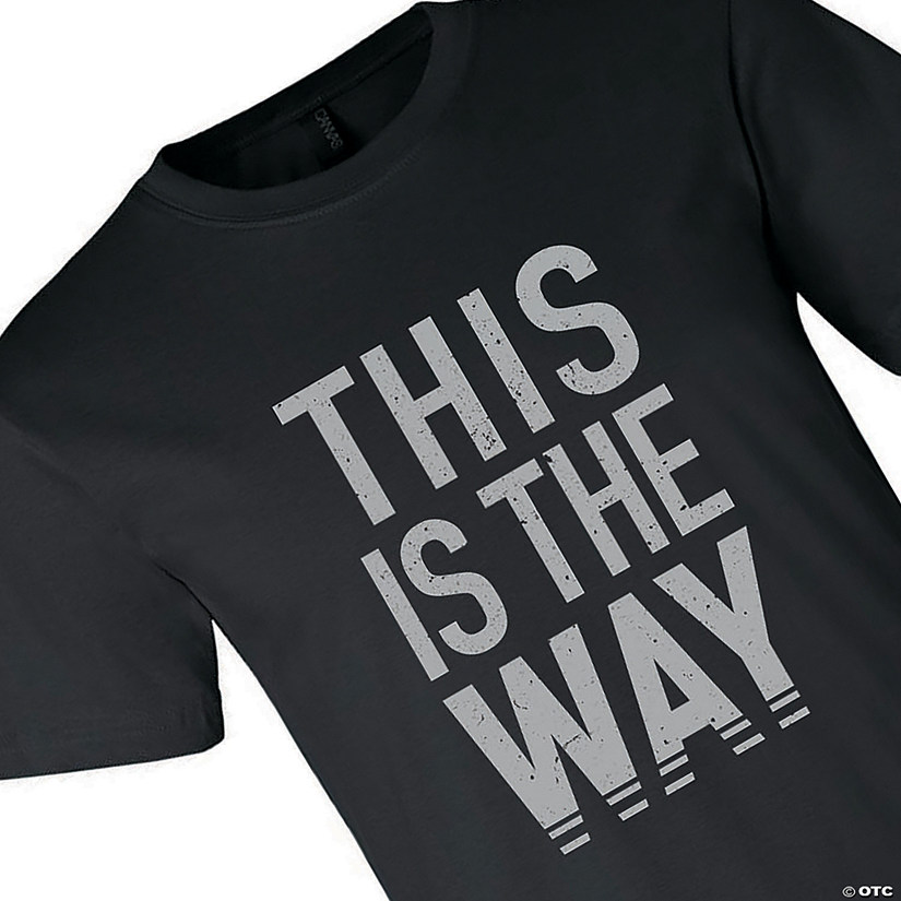 This Is the Way Adult&#8217;s T-Shirt - Large Image