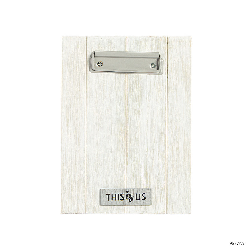This is Us Weathered Picture Frame Clipboard Image