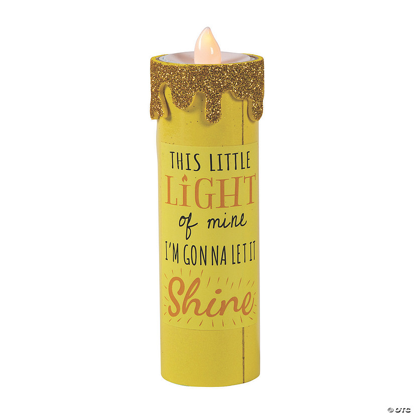 This Little Light of Mine Craft Roll Tea Light Craft Kit - Makes 12 Image