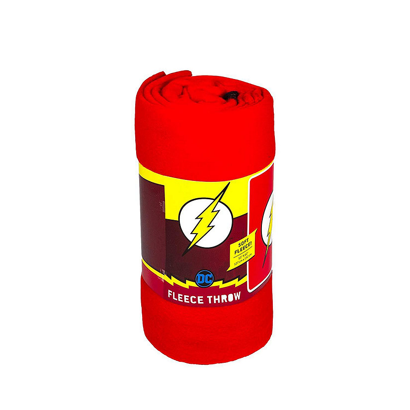 Throw Fleece, DC  - The Flash Logo Image