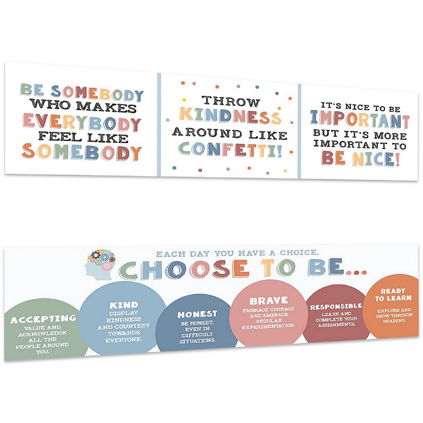Throw Kindness Classroom Banner 2PC 13x48 Image