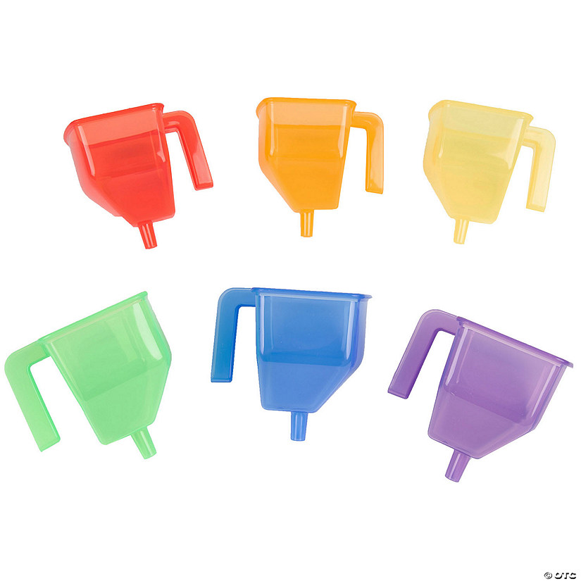 TickiT Translucent Funnels, Set of 6 Image