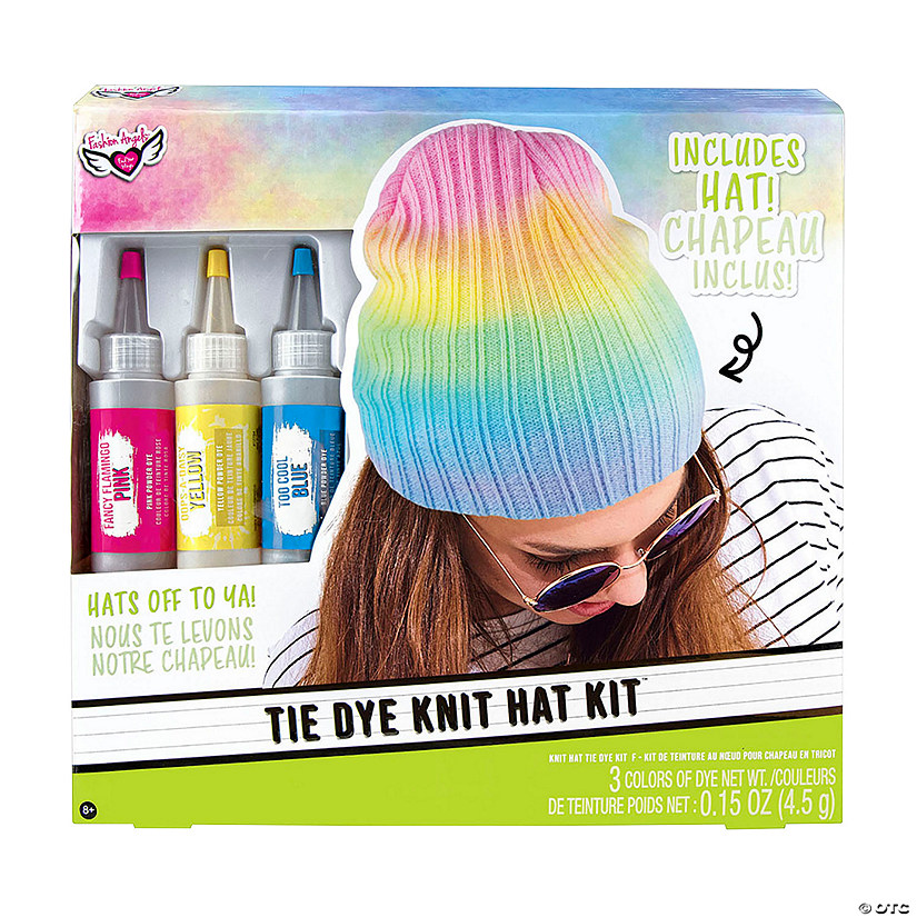 Tie-Dye Knit Hat Kit - Makes 1 Image