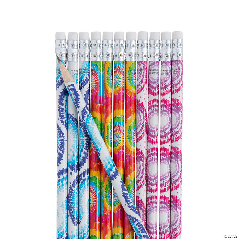 Tie-Dye Pencils - 24 Pc. Image